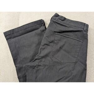 Britches Men Black Fine Wale Corduroy Stretch Pants 38x30 Straight Leg 38W 28.5L